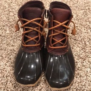 Sperry Saltwater Duck Boots Sz 7 - Great Condition